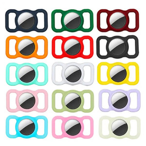 Funda de silicona suave antipérdida fácil de instalar para collar de mascota Funda de silicona para soporte <span class=keywords><strong>Airtag</strong></span> - Product Image 2