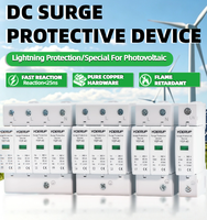 Parafoudre solaire photovoltaïque DC 1000V 800V 600V 500V pour maison, dispositif de protection basse tension Type 2 T2 20kA 40kA, dispositifs de protection contre les surtensions