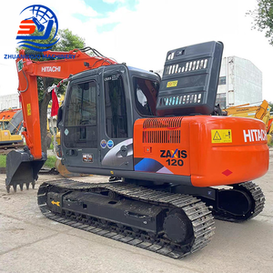 Эксвадор рынок 2023 год Хорошее качество Hitachi 120 б/у гусеничный экскаватор 12 тонн небольшой гусеничный экскаватор - Product Image 2