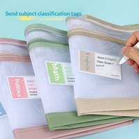 Sac de classement double couche en maille pour documents, grande capacité, vente en gros du fabricant