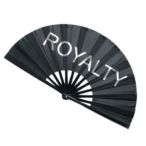 Custom Alphabet Kung Fu <b>Fan</b> <b>Large</b> Size Sound <b>Fan</b> Customizable Printing LOGO Pattern Text Durable and Lightweight - Product Image 1