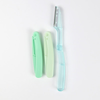 Kit de rasoirs de voyage OEM pour soins du visage et des sourcils, blanc et noir, pour usage personnel