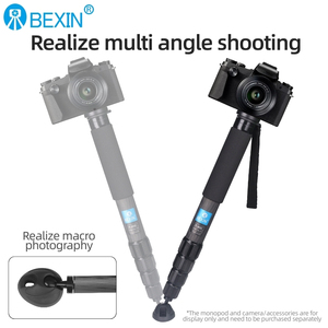 BEXIN universel 3/8 "tré<span class=keywords><strong>pied</strong></span> rotatif en caoutchouc en alliage d'aluminium anti-dérapant tré<span class=keywords><strong>pied</strong></span> repose-pieds - Product Image 6