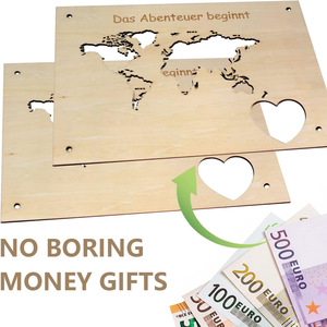 <span class=keywords><strong>Carte</strong></span> du monde personnalisée <span class=keywords><strong>Carte</strong></span> du monde colorée Emballage cadeau en bois argent pour anniversaire voyage mariage argent cadeau <span class=keywords><strong>Carte</strong></span> du monde - Product Image 3