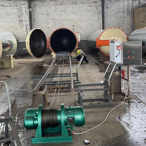 خزان فلكنة بالبخار مع تحميل وتفريغ أوتوماتيكي |   جهاز فلكنة المطاط/البلاستيك بالضغط والحرارة - Product Image 1