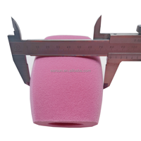 Offre Spéciale pare-brise micro mousse couverture coloré floqué vidéo Microphone pare-brise Triangle forme carrée Communication sans fil