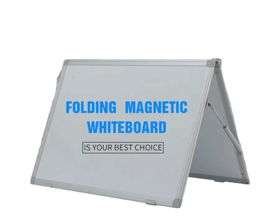 Small White Board Whiteboard Mini Foldable Magnetic Desktop Easel for Students Tabletop Memo with for Wall Hanging Office home