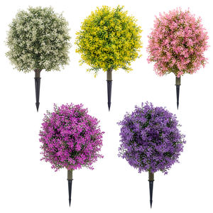 نباتات خارجية مقاومة للأشعة البنفسجية مع شجيرات صناعية سبايك لديكور المنزل - Product Image 1