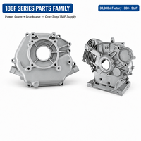 Cache-moteur en aluminium moulé sous pression 188F, usiné CNC en ADC12, pour pompes à eau de 3-4 pouces, pièces de moteur OEM, faible MOQ 100 pièces, directement de l'usine