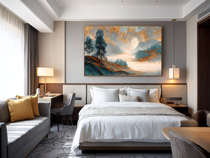 Personalizado hermoso paisaje pared arte imagen impresión Digital dormitorio sala de estar comedor <span class=keywords><strong>entrada</strong></span> pasillo Homestay - Product Image 5