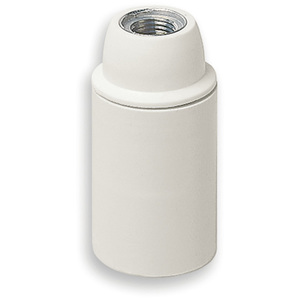 Portalampada E14 M10x1 Cm Bianco Liscio Altezza 5,3 Cm Per Apparecchi da Soffitto - Product Image 1