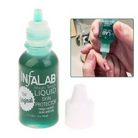 Agent hémostatique liquide antibactérien pour soins des ongles pour salons de manucure - Petites bouteilles bleues et vertes