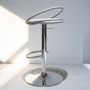 Modern Minimalist Style Stainless Steel Swivel <b>Adjustable</b> Fixed Armrest <b>bar</b> <b>Stools</b> Wholesale Restaurant Low Price High Quality - Product Image 4