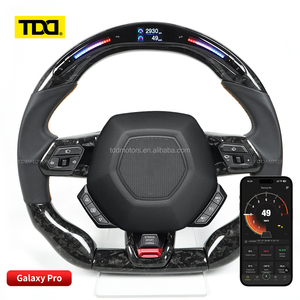 Volante de fibra de carbono TDD LED para Lamborghini Huracan Gallardo URUS, volante personalizado - Product Image 1