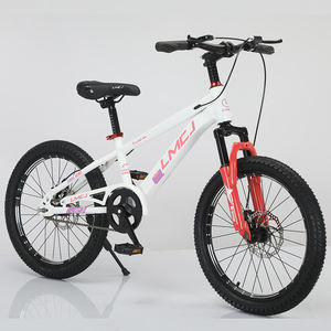 Vélo VTT pour enfants 18/20/20 pouces avec suspension avant, pour garçons et filles, vitesse unique, frein à disque, suspension avant, jaune et bleu, cyclisme sportif - Product Image 2