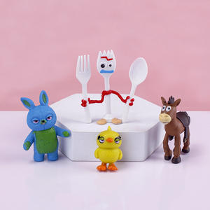 Linda Toy, recién llegados, Toy-Story <span class=keywords><strong>2</strong></span>, conjunto de 7 piezas, Buzz-Lightyears, Cubo de crema para pastel para niños, adorno decorativo, paquete de Material de llavero - Product Image 2
