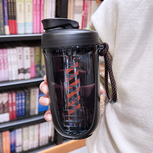Biểu tượng tùy chỉnh 20oz phòng tập thể dục Shaker chai, BPA-free xách tay protein Mixer với leakproof rope & Quà Tặng - Product Image 5