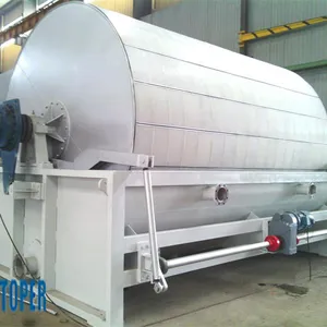 Continous filtration Vacuum rotary drum filter used in mining, chemical, sludge dewatering