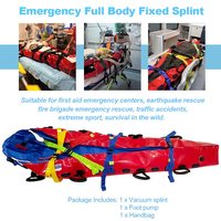Matelas de transport pliable en TPU gonflable à vide pour secours d'urgence, dispositif médical manuel personnalisé OEM