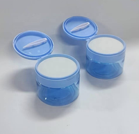 4oz 8oz 100g 120g 150g Pot en or rose 200 ml Pot en céramique vert personnalisé Contenant pour crème pour le visage Pot PETG avec spatule