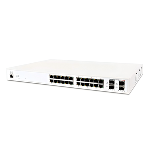 Commutateur réseau PoE Gigabit 24 ports FS-124F-FPOE avec 4 ports SFP+ 10G Uplink pour centre de données, bureau et surveillance de sécurité - Product Image 4
