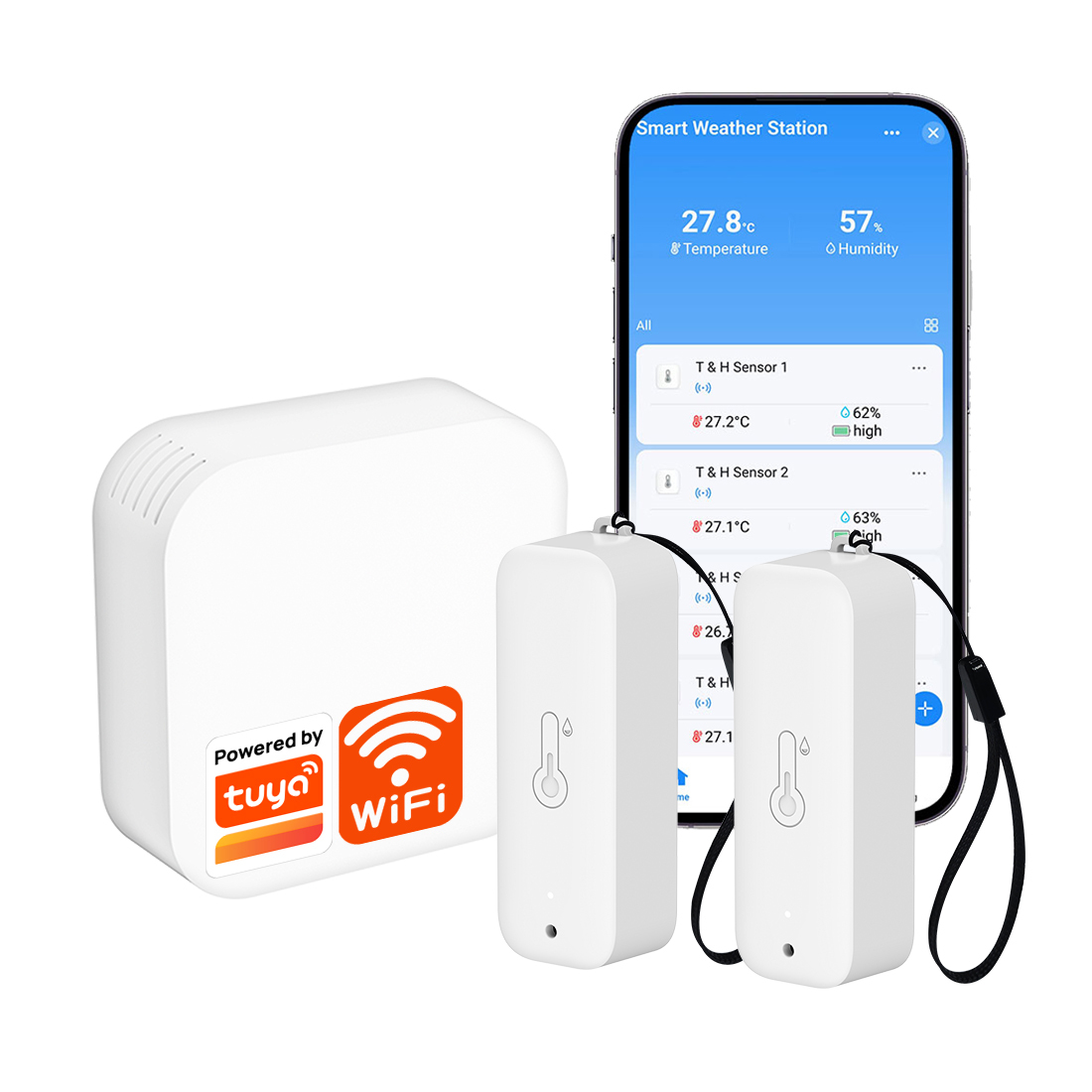 White 2 Sensors