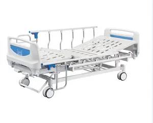 뜨거운 판매 저렴한 가격 수동 2 크랭크 병원 침대 사용하기 쉬운 비용 효율적인 간호 침대 환자 병원 가구