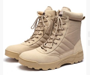 Scarponi da Allenamento per Uomo e <span class=keywords><strong>Donna</strong></span> per Campeggio Invernale ed Escursionismo, Scarpe Tattiche con Materiale in Gomma Resistente - Product Image 1