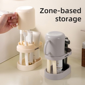 Creative Bathroom Mouthwash Cup Dormitory Toothbrush Holder Set <b>Brushing</b> Tooth Cup Holder Combination - Product Image 6