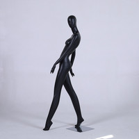 Mannequin de danse noir complet pour femmes Mannequin en fibre de verre Mannequin modèle