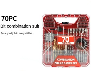 Jeu de forets et tournevis combinés multifonctionnels pour la maçonnerie, le bois et l'équipement de distribution d'énergie - Product Image 3