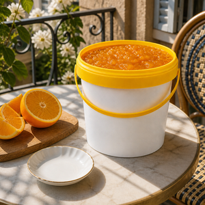 Secchio in Plastica PP per Alimenti con Coperchio Sigillato, da 1 a 30L, Contenitore per Spezie Cinesi, Zuppe e Stufati - Product Image 1