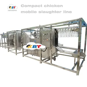 2023 hot sale 1000bph compact slaughter line 2000 bph halal chicken slaughter line for sale