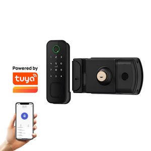 Suministro directo de fábrica Precio barato Cerradura de llanta inteligente de doble cara impermeable Tuya Wifi APP Cerradura inteligente para exteriores - Product Image 1