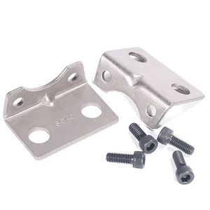 CHDLT bas prix matériel de fer AirTAC <span class=keywords><strong>pneumatique</strong></span> fixation LB pied support de montage pour cylindre support d'installation - Product Image 1