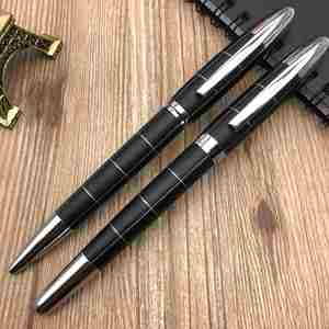 Bolígrafos de Metal con Rejilla Negra, Escritura Suave, Duraderos, Regalo Promocional de Oficina, Artículos de Papelería - Product Image 1