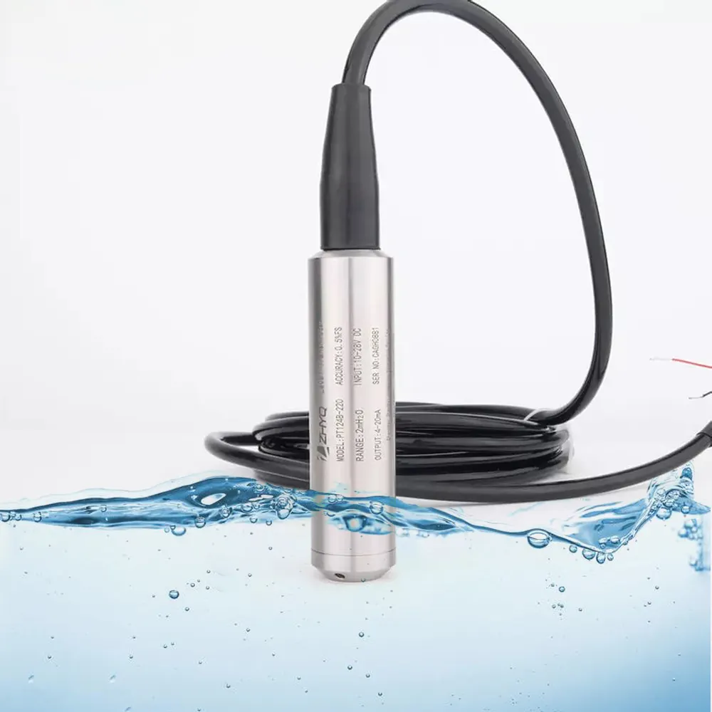 ZHYQ 4-20mA,0-5V, 0-10v IP68 Fuel Liquid Level Transmitter Sensor Level Measuring Instruments