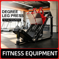 Machine de presse à jambes commerciale de type split à 45 degrés, équipement de fitness pour l'entraînement de force en salle de sport et la musculation