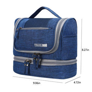 नई आगमन ऑक्सफोर्ड कपड़ा गीला और सूखी जुदाई प्रसाधन बैग यात्रा धोने बैग फांसी प्रसाधन बैग - Product Image 3