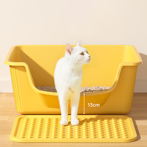 Usine En Gros PP En Plastique Anti-éclaboussures Semi Fermé Grande Capacité 20L Différentes Couleurs Autonettoyant Chat Bac À Litière - Product Image 1
