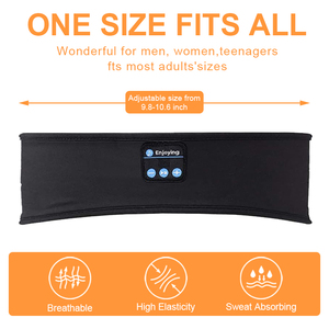 Casque sans fil et <span class=keywords><strong>bandeau</strong></span> <span class=keywords><strong>de</strong></span> sommeil avec masque pour les <span class=keywords><strong>yeux</strong></span> pour un sommeil confortable, les voyages et la relaxation nocturne - Product Image 2