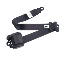 Ceinture de sécurité à trois points durable Ceinture de sécurité automobile avec verrou multicolore et solide pour pièces universelles