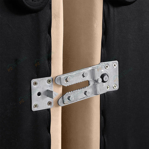 Juego de Sofás Modulares Europeos, Muebles Negros en Forma de <span class=keywords><strong>L</strong></span>, Sofá Seccional Convertible Tipo Nube, Sofá de <span class=keywords><strong>4</strong></span> Plazas, Muebles de Sala de Estar - Product Image 4