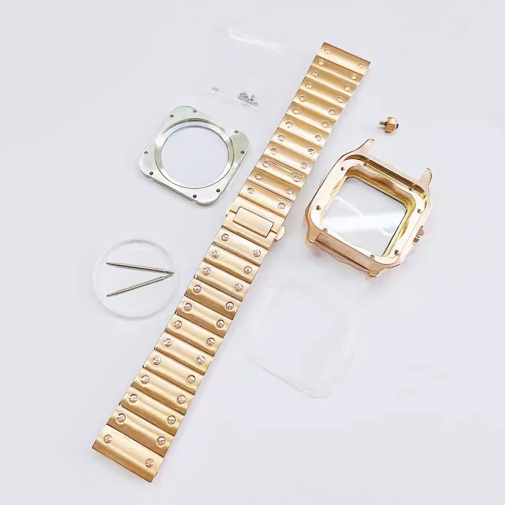 Nh35 Square Case Luxury Square 38mm Stainless Steel Case for NH35/36 Movements
