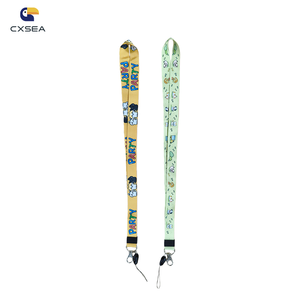 Manufacturer Cheap Promotional Custom Logo Design Polyester Key Chain Neck Strap Lanyard