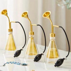 ガラス製クリエイティブな香り瓶 SPA スパ 真鍮製香り器具 ホワイト アルコールオイル 香水 コーヒー豆 80/300 香り瓶 - Product Image 6