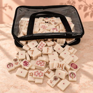 Set di Mahjong Americano di Lusso, 160 Tessere Premium in Acrilico, Motivi Incisi, Spedizione Rapida, Per Ordini all'Ingrosso, Wild Mare - Product Image 6