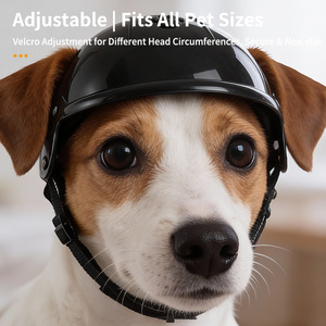 Casque de protection Dini pour animaux de compagnie, rose, en ABS, pour chiens et chats, pour moto, sports de plein air - Product Image 4