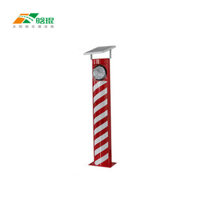 Solar Warning <b>Post</b> Led <b>Light</b> Ip65 Reflective Ground Mount Traffic Safety Column - Product Image 4