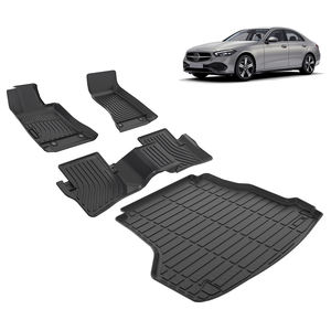 Tapetes De Coche 3D TPE Para Todas Las Marcas Y Climas, Alfombrillas Para Maletero De <span class=keywords><strong>Mercedes</strong></span> Benz W205 a W206, Tapete Original AMG - Product Image 2